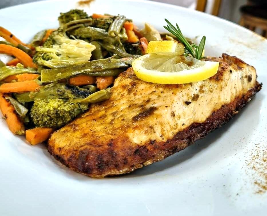Plato de cocina patagónica en El Restó del Glaciar