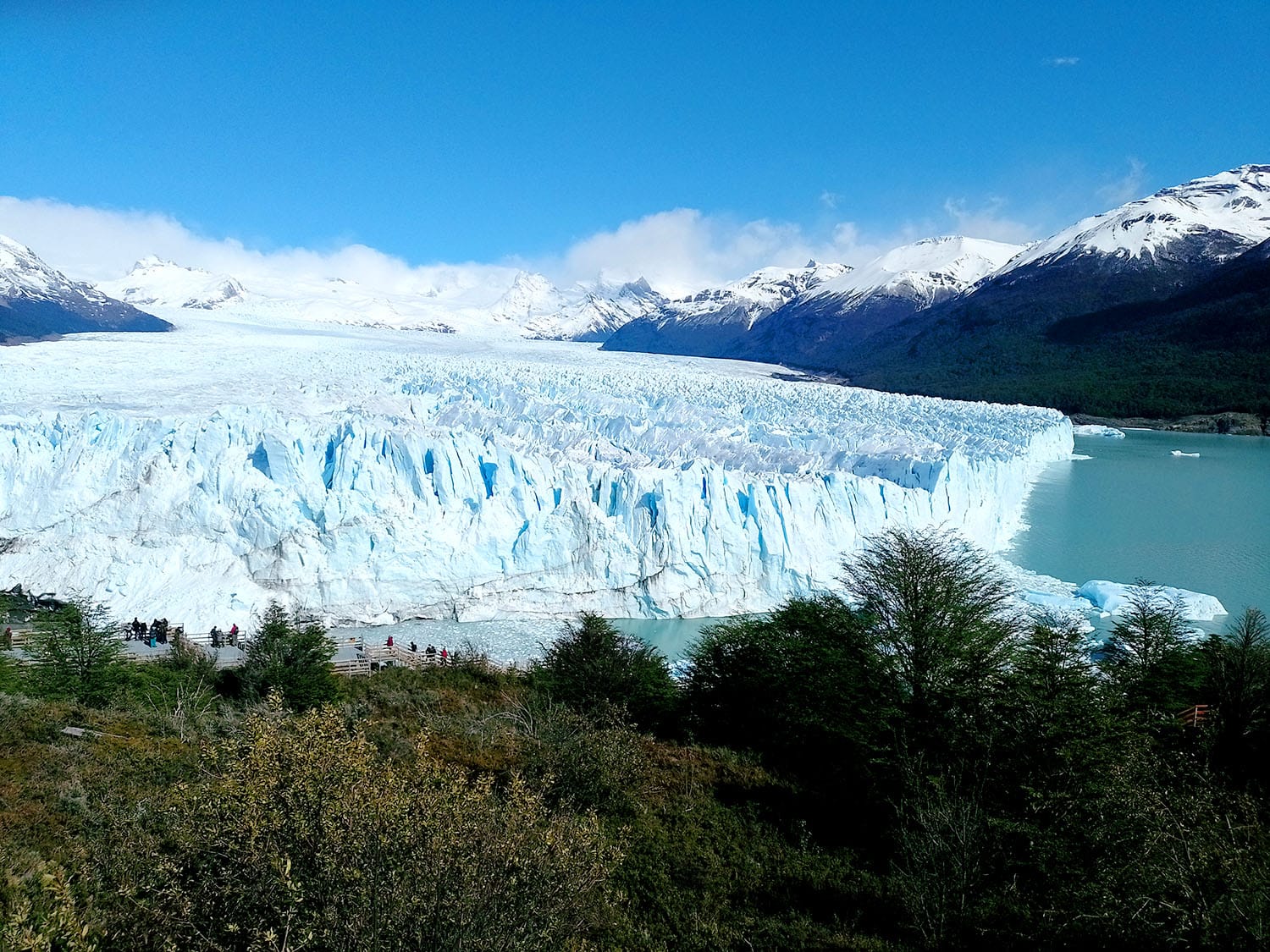 Glaciar Perito Moreno sobre el Lago Argentino, bautizado por Francisco Moreno en 1877