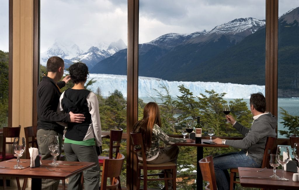 El Restó del Glaciar y su entorno en el Parque Nacional Los Glaciares
